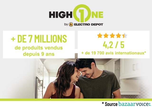 Cuisinière Gaz High One Cg 60 4cm W Eut