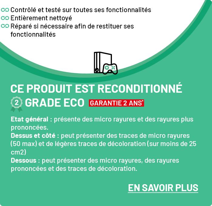 Ce produit est reconditionné