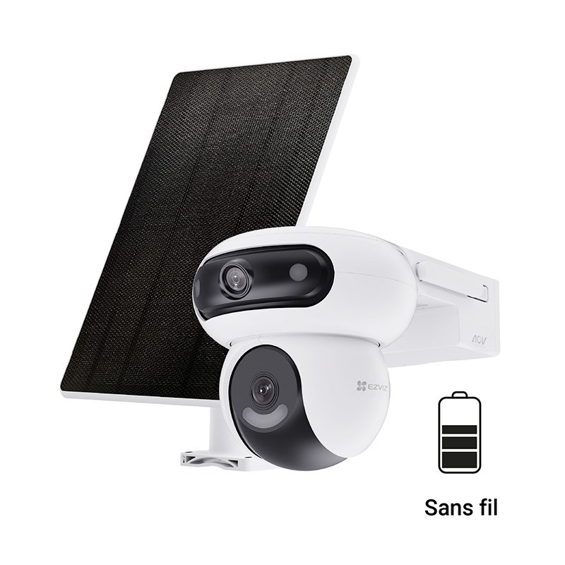 Ezviz Hb90 4mp 2k+ Draadloze Beveiligingscamera Op Batterij Met Zonnepaneel