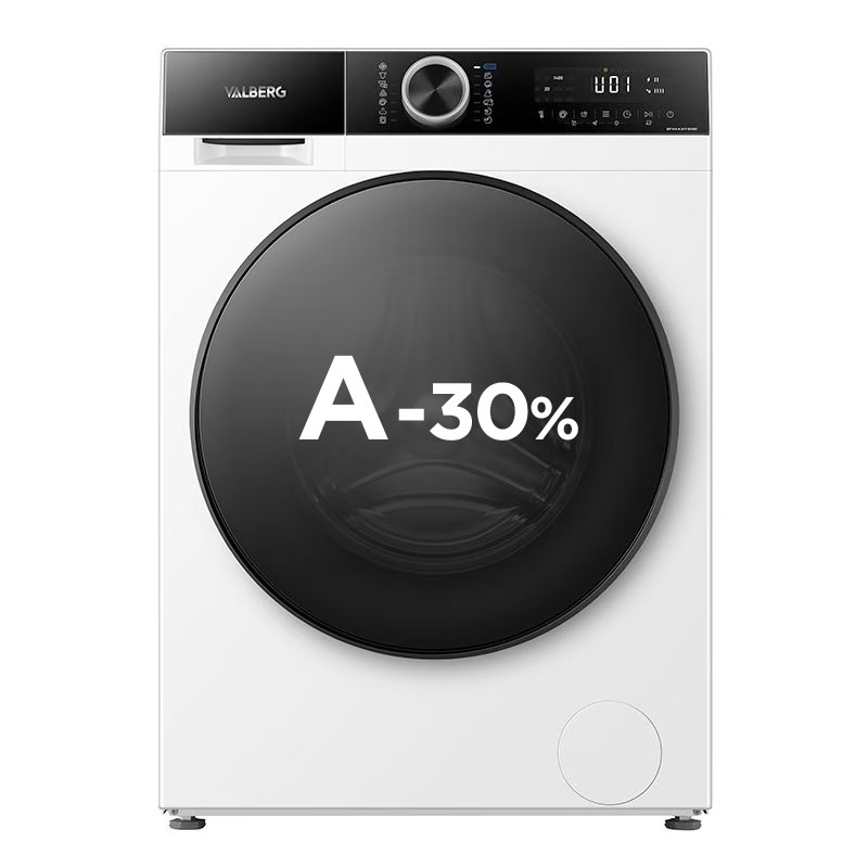 Lave-linge Hublot 9 Kg Valberg Wf 914 A-30 F W180c