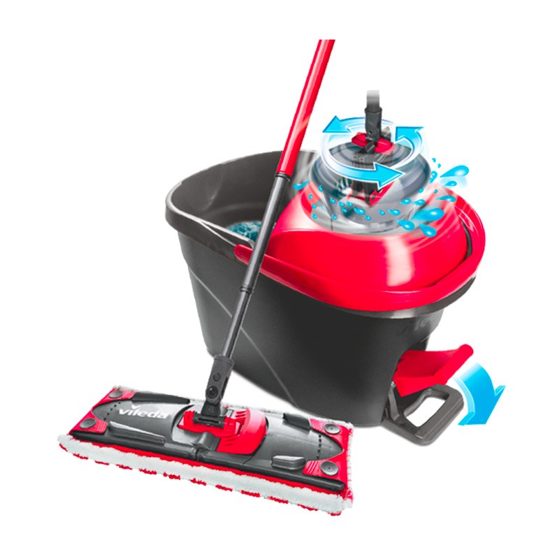 Set Vileda Ultramax Turbo, Essorage Avec Pédale