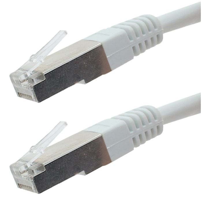 Câble RJ45 ethernet ELECTRO DEPOT 100Mb droit blanc 30m - Electro Dépôt