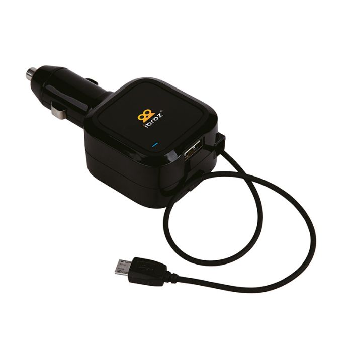 Chargeur micro-USB + USB IBROZ 2A - Electro Dépôt
