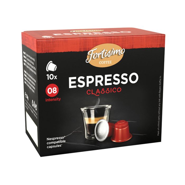 Capsules Espresso classico FORTISSIMO COFFEE Electro Dépôt