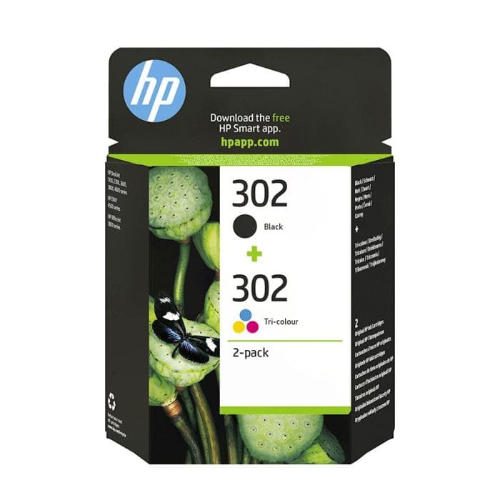 HP 302 - Cartouche d'encre couleur et noir + crédit Instant Ink | bol