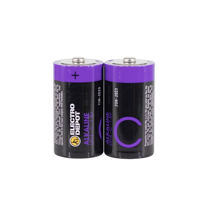 Batterij ELECTRO DÉPÔT Alkaline LR14 - C x 2