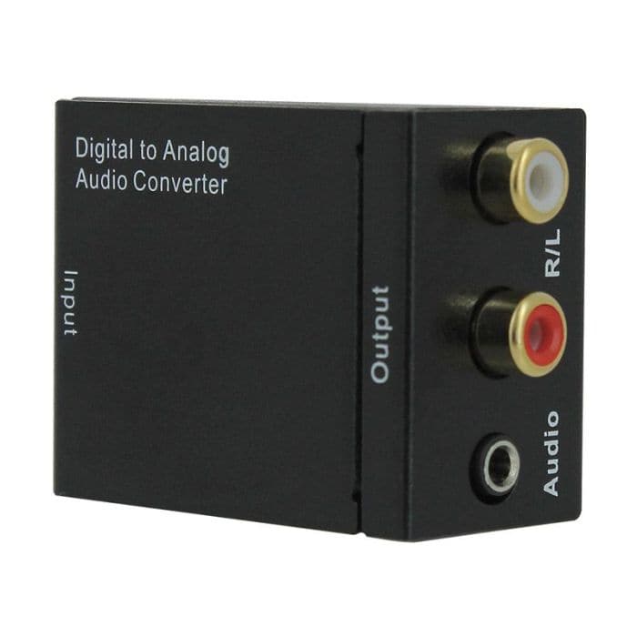 Convertisseur audio Digital Toslink optique et Coaxial vers Analogique 2 x  RCA - Prix en Algérie