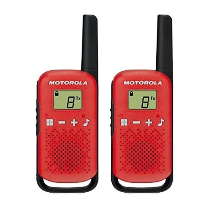 Talkie Walkie MOTOROLA T42 RED x 2 Electro Dépôt