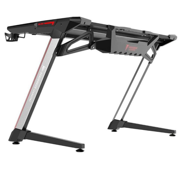 Bureau Gaming Berserker Lighting Gaming Station Aluminium Electro Depot