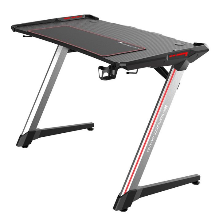 Bureau Gaming Berserker Lighting Gaming Station Aluminium Electro Depot