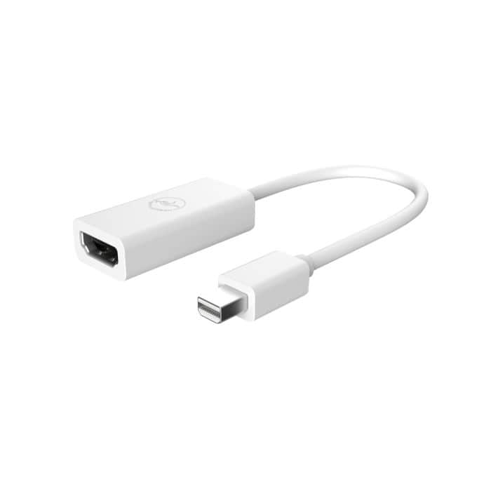 Adaptateur HDMI femelle APM vers Apple Mini blanc blanc - Electro Dépôt
