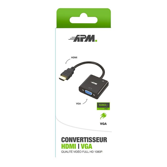 Converter APM HDMI/VGA MALE/FEMALE