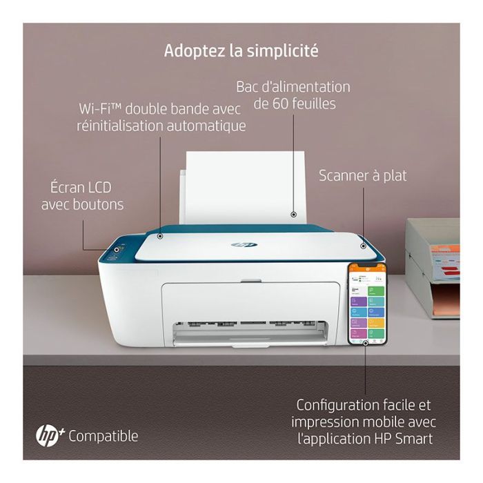 All in One printer HP DeskJet 2721e Inkjet kopiëren scannen 6 maanden