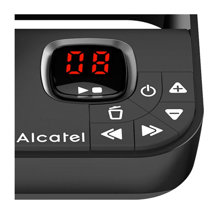 Duo Telefoon ALCATEL F860 met antwoordapparaat zwart
