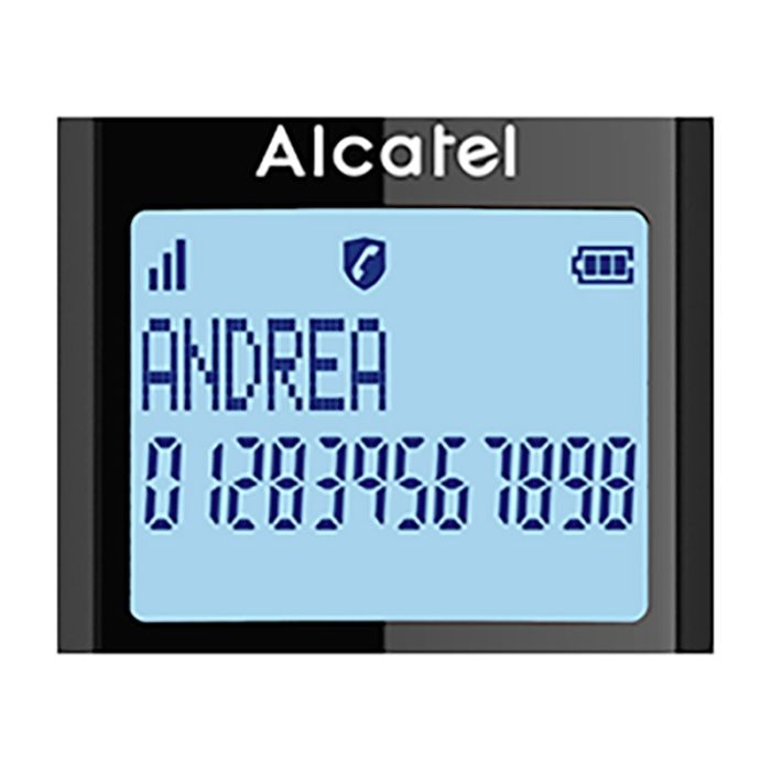Duo Telefoon ALCATEL F860 met antwoordapparaat zwart