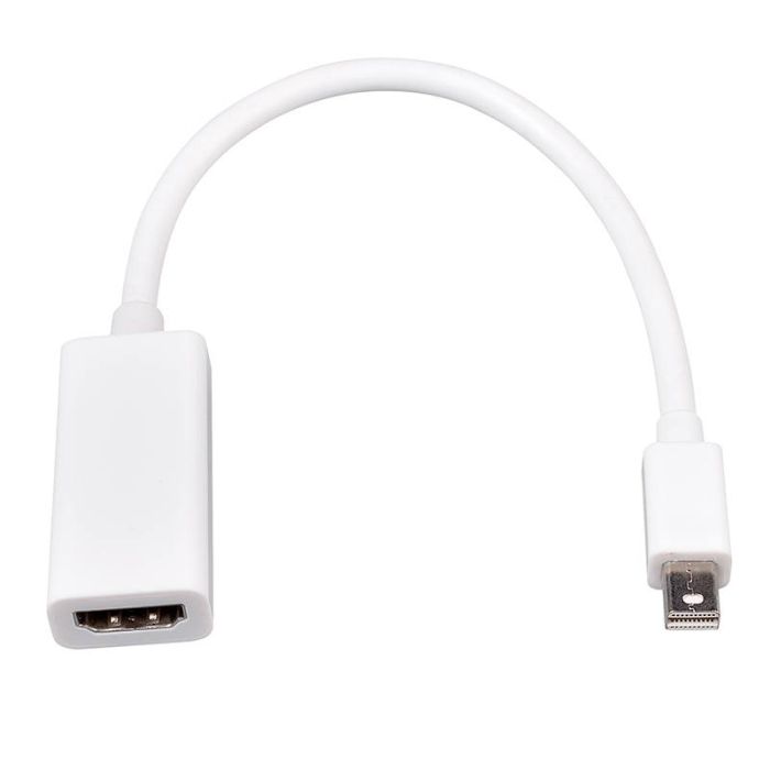 Adaptateur HDMI femelle APM vers Apple Mini blanc blanc Electro Dépôt