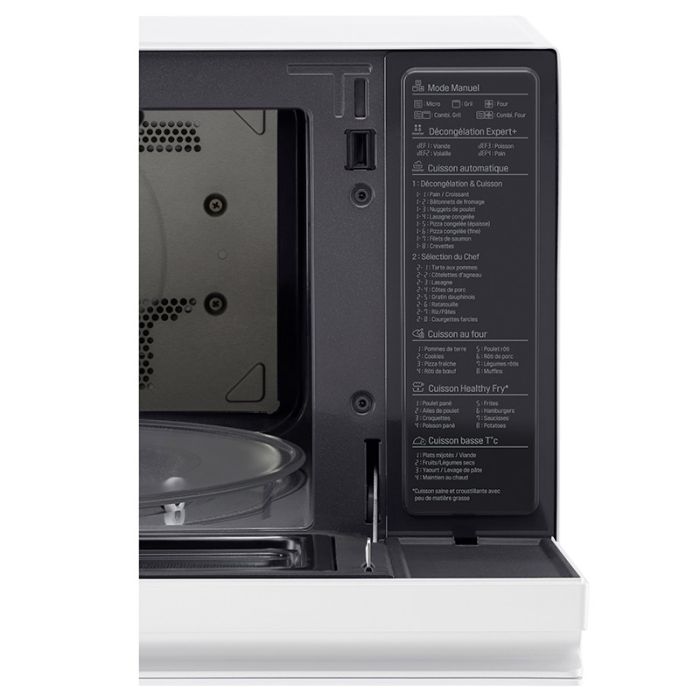 Four Micro-ondes LG MJ3965ACS Multifonction 31-55L Noir - Idéal Cadeau Fête Des Mères