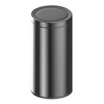 Metalen Vuilbak met Sensor 40L carbon - metaal