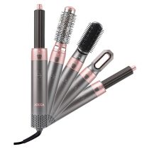 Heteluchtborstel  JOCCA 5-in-1– droogt, krult, stijlt