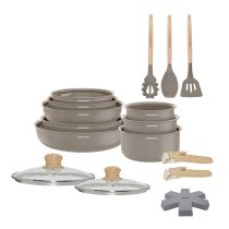 Pannenset ARTHUR MARTIN 20-delig - taupe