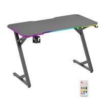 Gaming bureau EDENWOOD BG120 LED Zwart