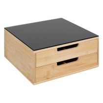 Koffiecapsulehouder met twee lades