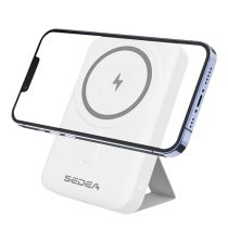 BATTERIE type MAGSAFE/INDUCTION  BLANC 10000 MaH