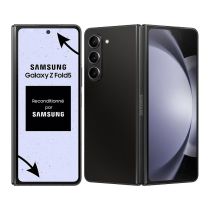 Smartphone SAMSUNG Galaxy FOLD 5 5G 256Go Noir Reconditionné Grade A+