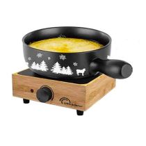 Fondue LITTLE BALANCE met keramische caquelon