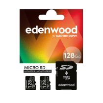 EDENWOOD PACK - Set van 2 MicroSD-kaarten 128GB