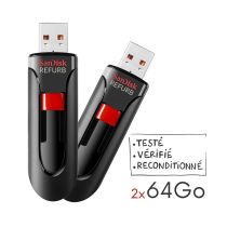 Set van 2 SanDisk USB 3.0-sticks 64 GB – TOTAAL 128 GB