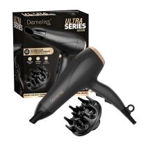 DEMELISS Ultra Series Professionele Haardroger - 2200W - Ionische Technologie - Zwart