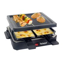Raclette TECHWOOD voor 4 personen + grill TRA-46
