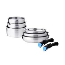 Batterie ARTHUR MARTIN inox 8 pièces