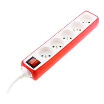 Multiprise ZENITECH 5 prises + interrupteur - Cable 1m