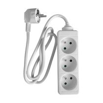 Multiprise ZENITECH x3 Blanc