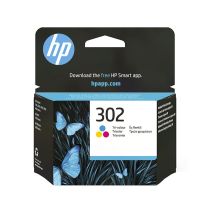 Cartouche d'encre HP 302  Trois couleurs (Cyan, Magenta, Jaune) authentique (F6U65AE)
