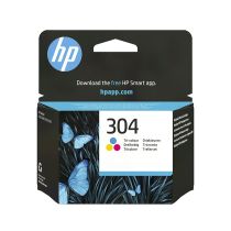 Cartouche d'encre HP 304 Trois couleurs authentique (N9K05AE)