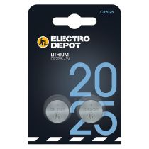 Batterij ELECTRO DÉPÔT CR2025 X2 Lithium