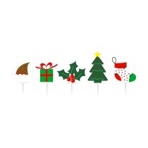 5-delige taartdecoratie