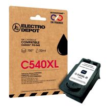 Compatibel ELECTRO DEPOT inktcartridge Canon C540 zwart XL