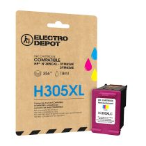 Inkt Cartridge ELECTRO DEPOT compatibel HP H305 kleuren XL