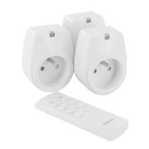 Chacon - 3 Stopcontacten met afstandsbediening