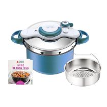 SEB ClipsoMinut' Duo 2-in-1 Snelkookpan 7L Blauw