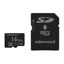 Carte Micro SD EDENWOOD 16Go + adapteur