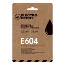 Compatibel ELECTRO DEPOT cartridge Epson E604 zwart