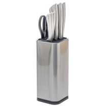 Blok 5 messen + schaar inox