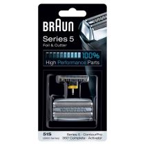 Lame BRAUN Combipack 51S silver