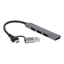 HUB USB-C Edenwood - 1 USB 3.0 + 3 USB 2.0