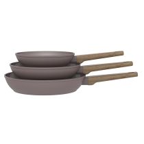 Lot de 3 poêles ARTHUR MARTIN alu forgé céramique